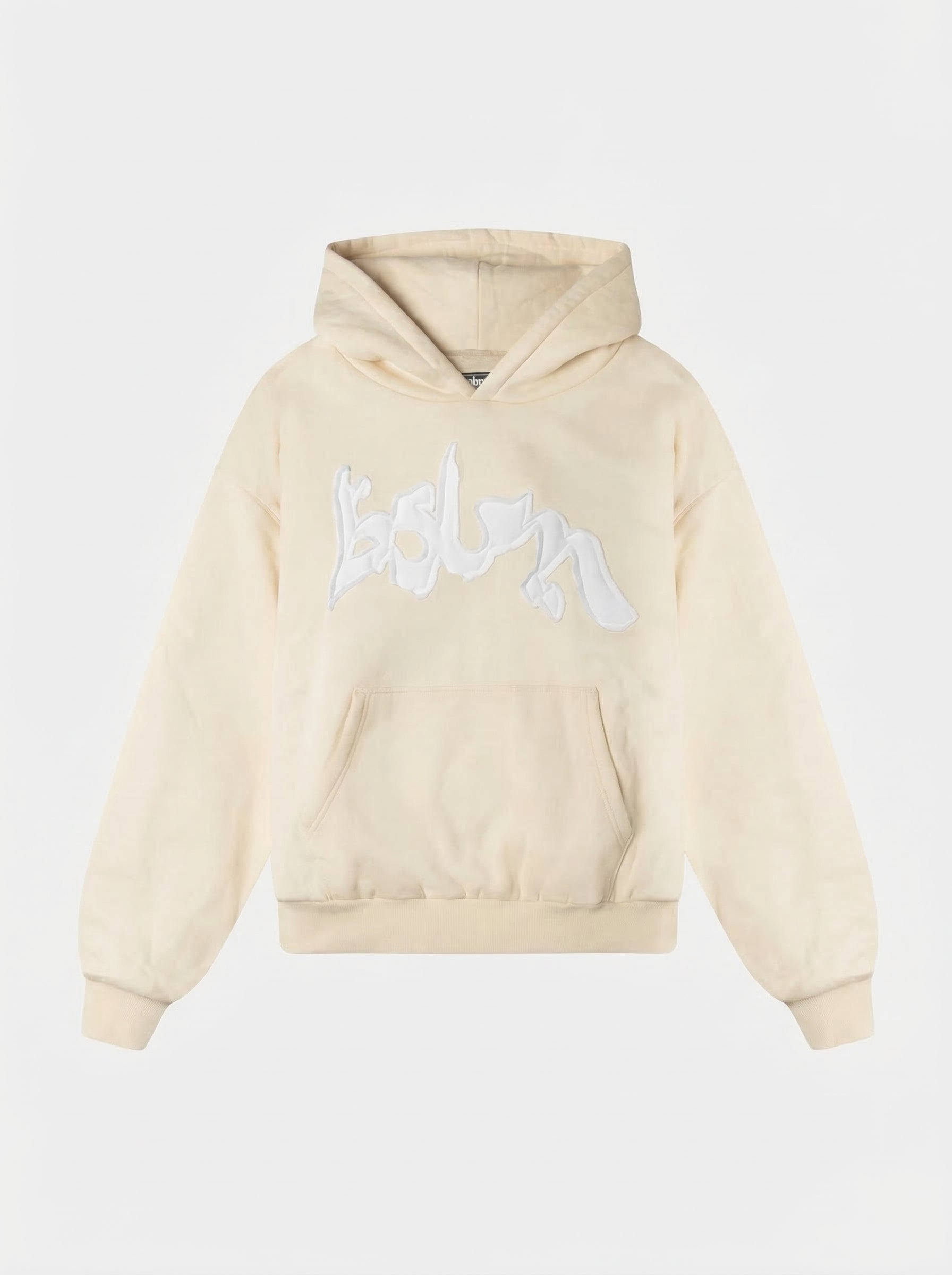 PATCHED HOODIE IVORY