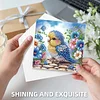 6pcs DIY Diamond Painting Grußkarte Set für Urlaub Segen Weihnachtsgeschenk