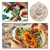 Flower Baskets-DIY Embroidery Kit with Pattern Cotton Threads Needles Hoop 30*30cm/11.8*11.8in
