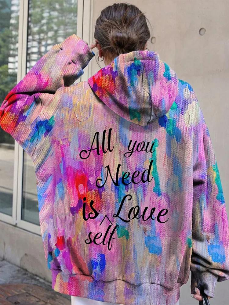 All You Need Is Self Love Art Hoodie