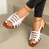Women Summer Flat Shoes Round Head Sandals