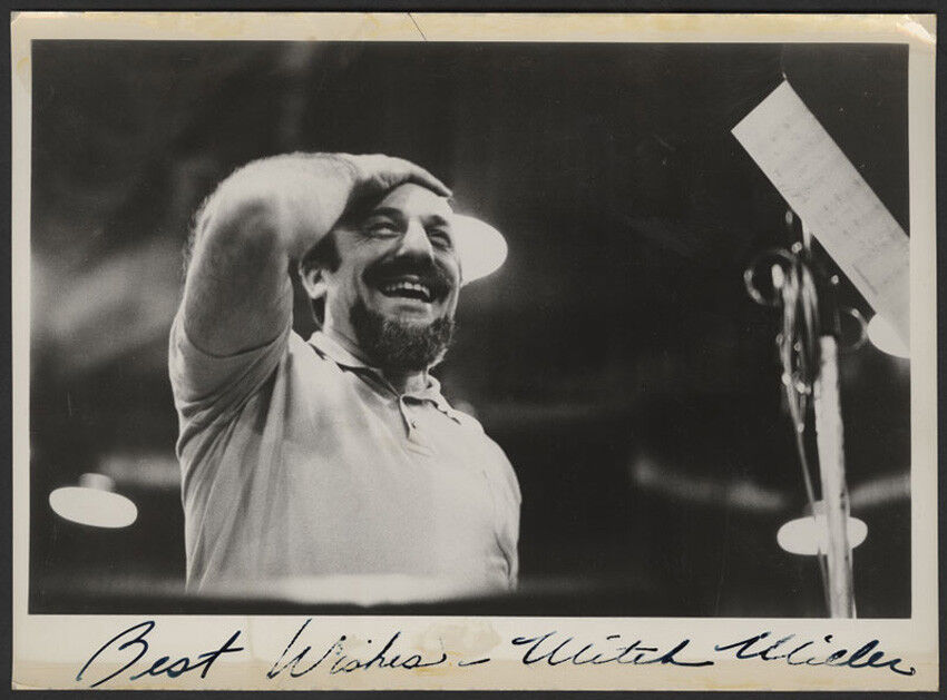 MITCH MILLER Signed Photo Poster paintinggraph - Record Producer / Conductor - preprint