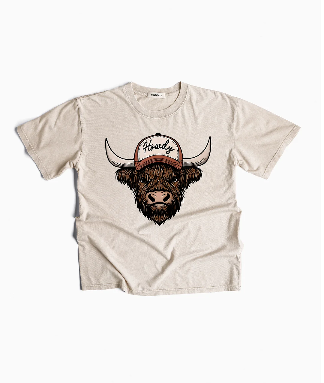 Howdy Cow Washed T-shirt