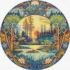 Lake-18CT Stamped Cross Stitch 25*25cm/9.84*9.84in tapestrymarket