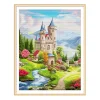 (US Only)Elburg Printed Cross Stitch Kit 49x61cm DIY 14CT Egyptian Cotton EmbroideryCraft