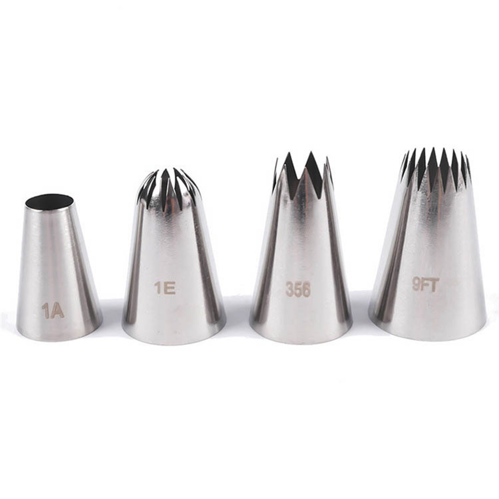

4Pcs Decorating Nozzles Baking Mold Set, 501 Original