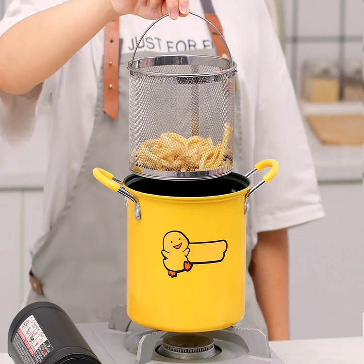 🔥Free Shipping🔥 Multi-Functional Household Fryer With Lid