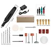 🔧50% DE R&Eacute;DUCTION!✨Mini Machine &agrave; Graver Portable Multifonctionnelle - 3-en-1 Gravure/Per&ccedil;age/Polissage avec 3 Embouts pour M&eacute;tal&Bois&Verre💎⚙️