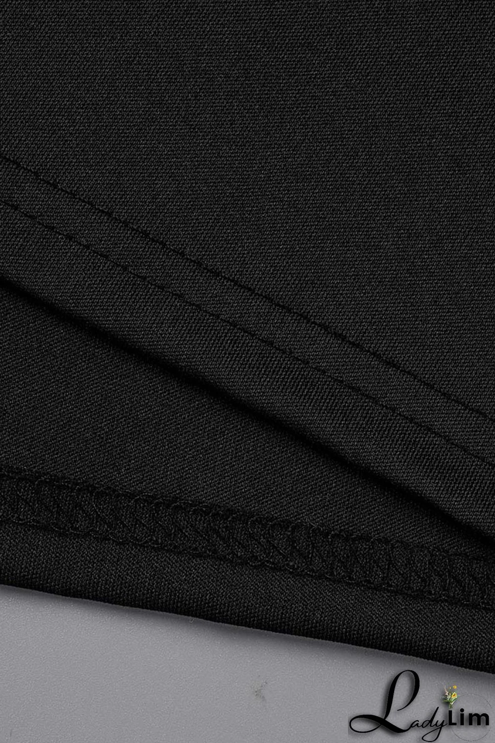 Black Casual Print Patchwork Slit O Neck Short Sleeve Two Pieces