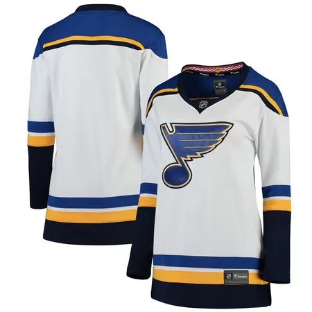 Women's St. Louis Blues  White Away Jersey