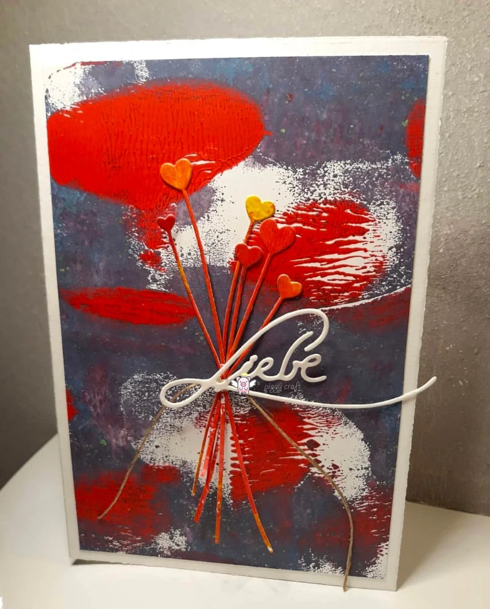 Piggy Craft metal cutting dies cut die mold Heart side decoration Scrapbook paper craft knife mould blade punch stencils dies