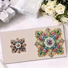 6pcs DIY Blumenmuster Diamant Kunst Grußkarten für Festivals und Feiern
