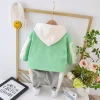 Baby Boys Girl Sets Plush Warm Tops+ Bottoms 2 Pcs