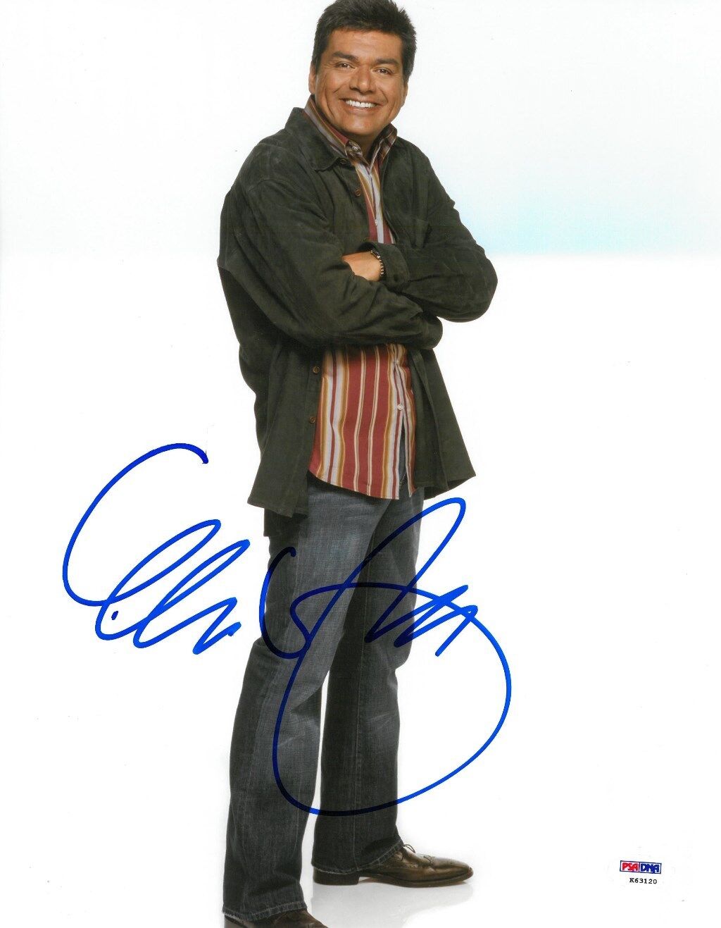George Lopez Signed Authentic Autographed 11x14 Photo Poster painting PSA/DNA #K63120