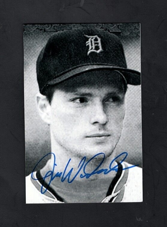 1987-88 JIM WALEWANDER-DETROIT TIGERS AUTOGRAPHED ROOKIE PC SIZED Photo Poster painting