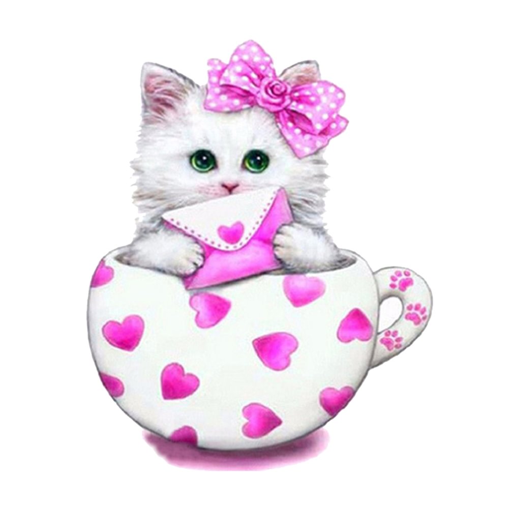 Cat - Full Round - Diamond Painting(30*30cm)