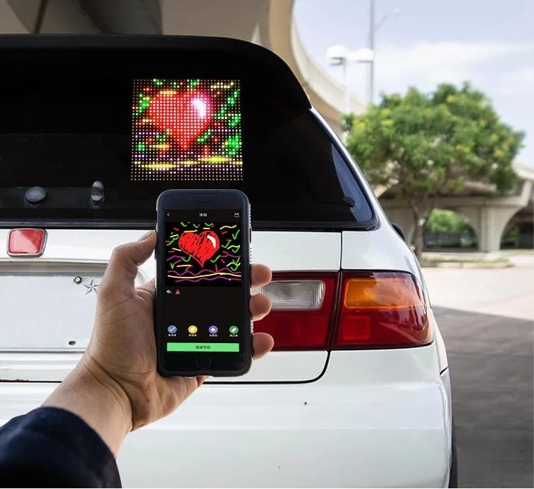 Car intelligent LED emoticon screen dynamic emoticon package