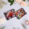 (US Local)DIY Diamond Art Diamond Dot Card Pack Diamond Painting Pouch (Gemstone Flower)
