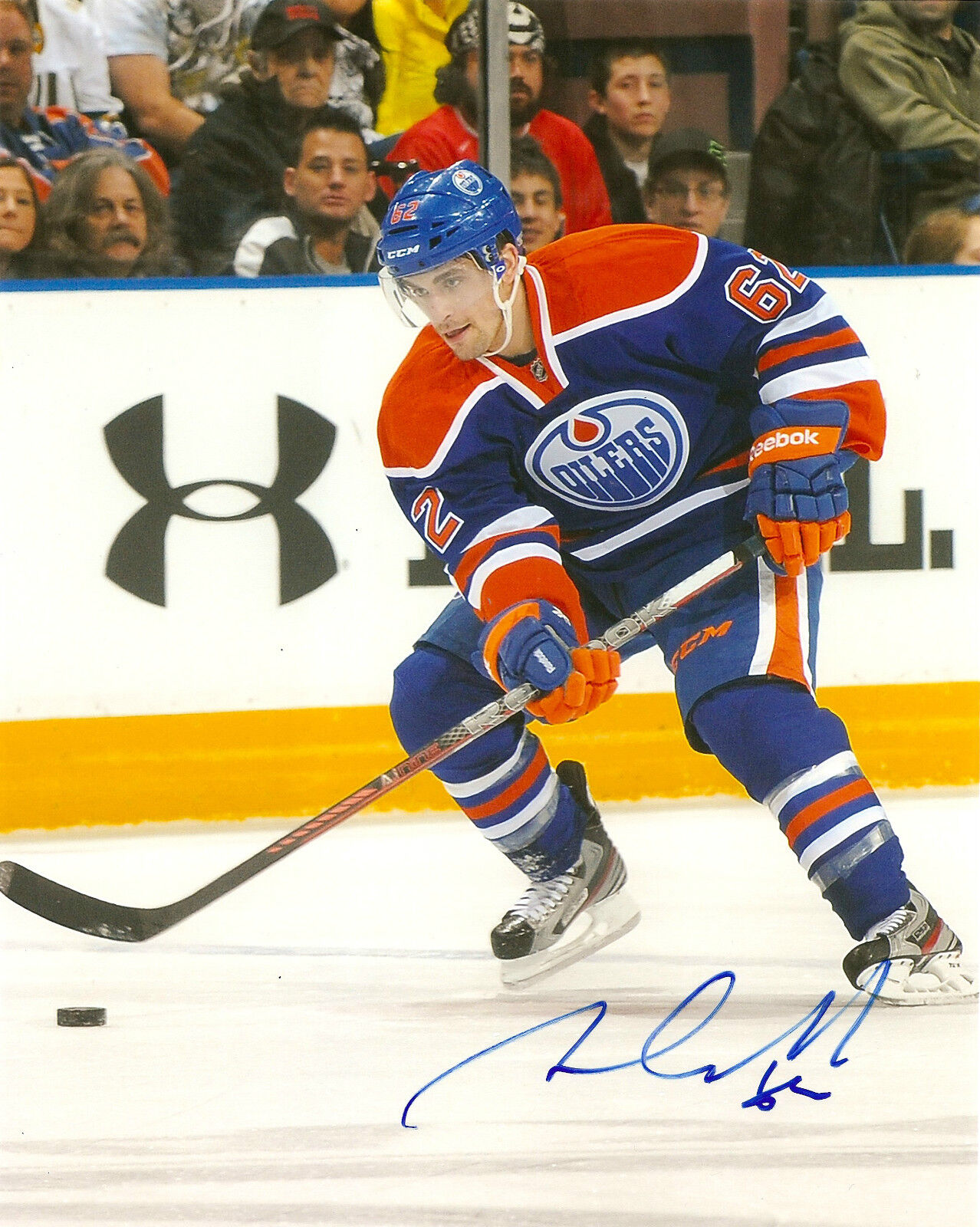 Edmonton Oilers Mark Arcobello Signed Autographed 8x10 Photo Poster painting COA C