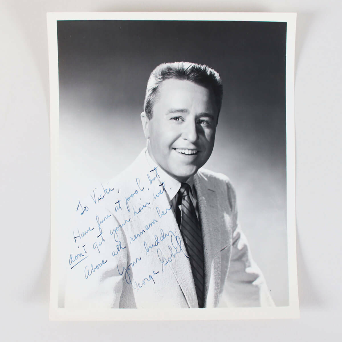 George Gobel Signed Photo Poster painting 8x10 - COA JSA