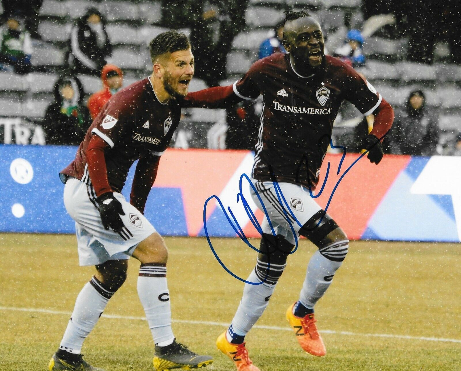 Kei Kamara signed Colorado Rapids 8x10 Photo Poster painting autographed 2