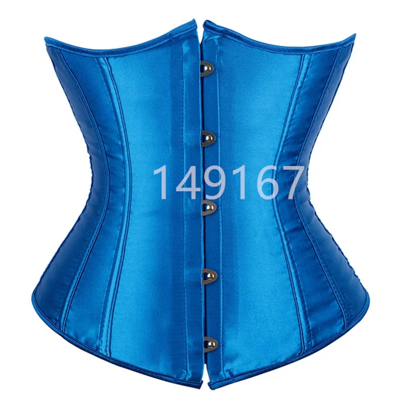 Underbust Corset Top Waist Cincher Workout Shape Body Belt Plus Size Lingerie Gothic Corsets Espartilho Korse Corsetto Black Red