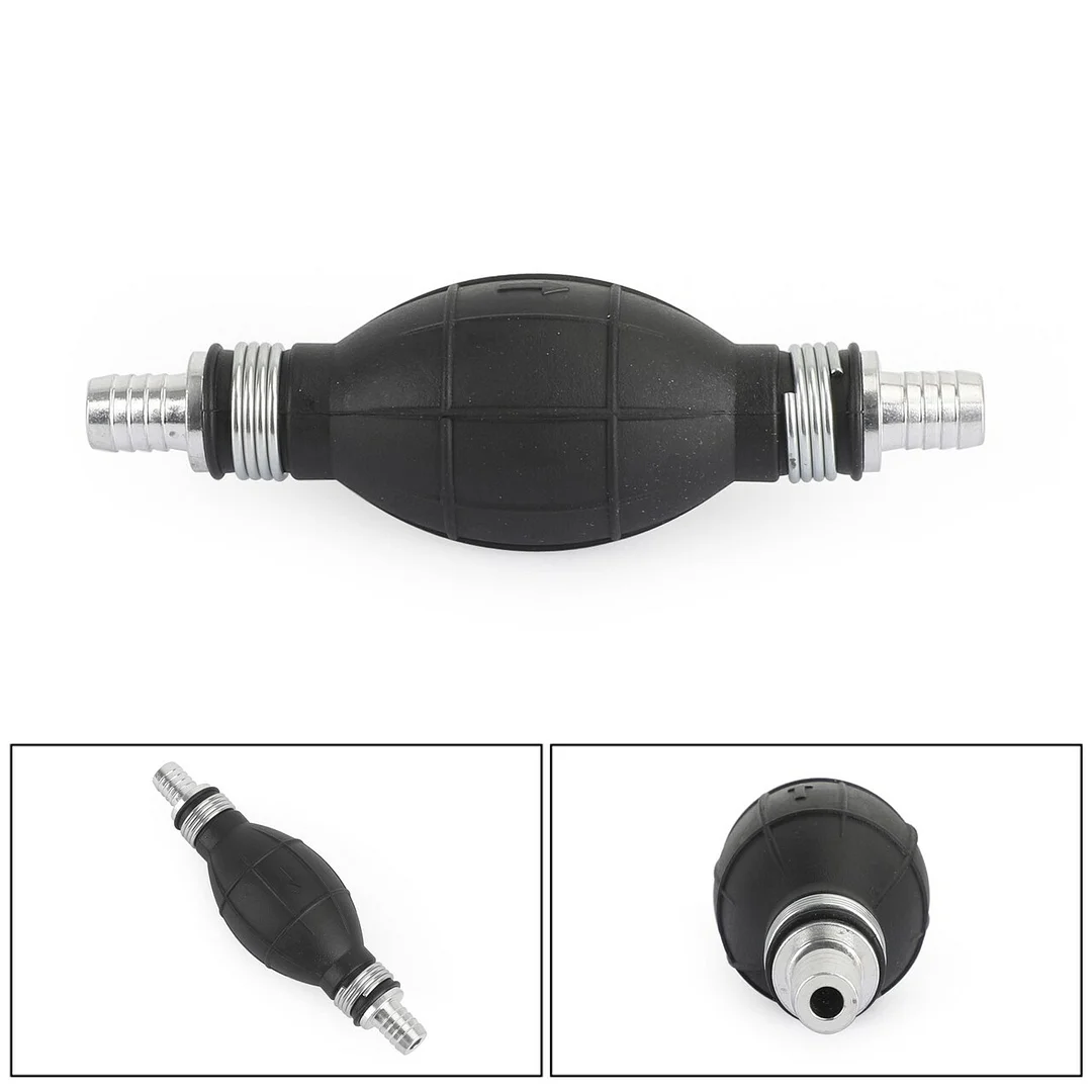 Garlaven 1/4" Hand Primer Bulb Outboard Car Marine Boat Gas Fuel Line Pump All Fuels