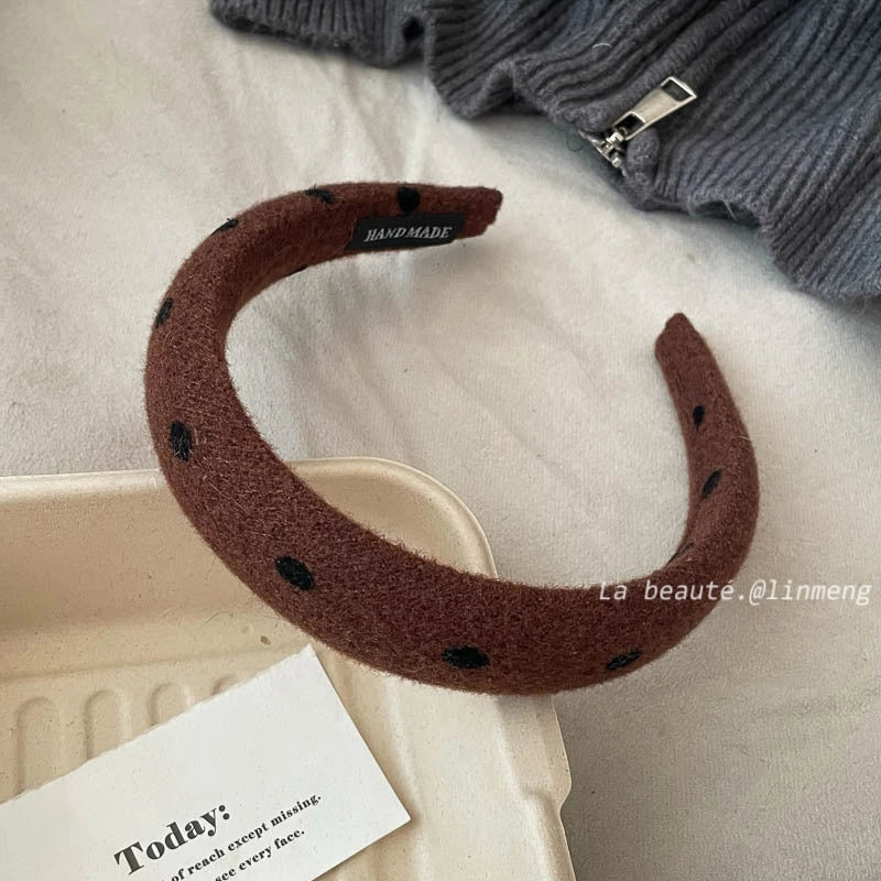 Elegant Retro Solid Color Cloth Hair Band