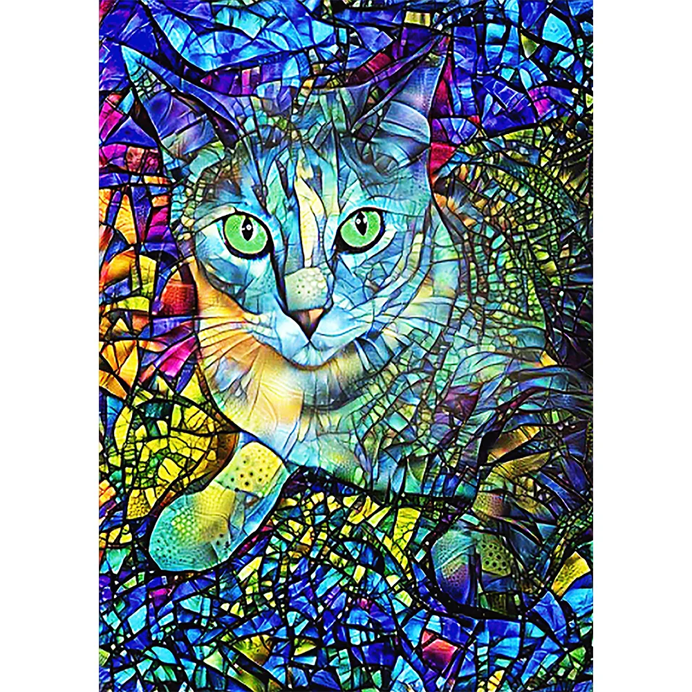 Full Square Diamond Painting - Cat