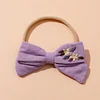 Cute Embroidery Flower Bowknot Hair Head Bands for Babies