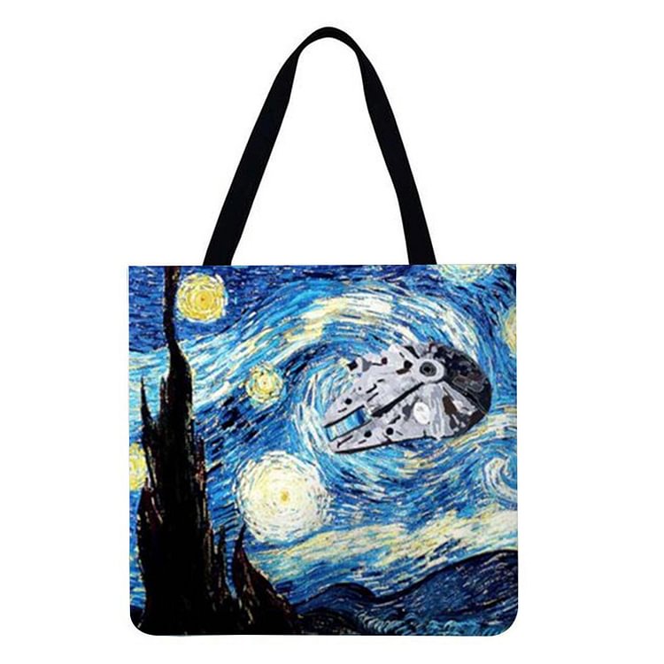 【Limited Stock Sale】Starry Night Van Gogh - Linen Tote Bag