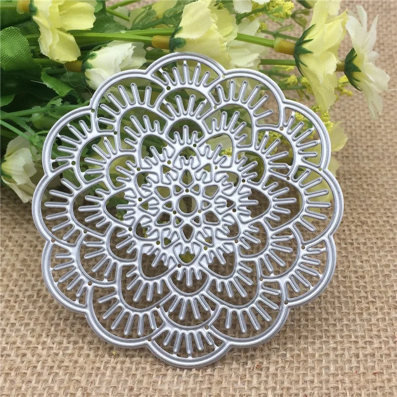 Flower Doily Metal Cutting Dies  Stencil Scrapbooking Photo Album Card Paper Embossing Craft DIY