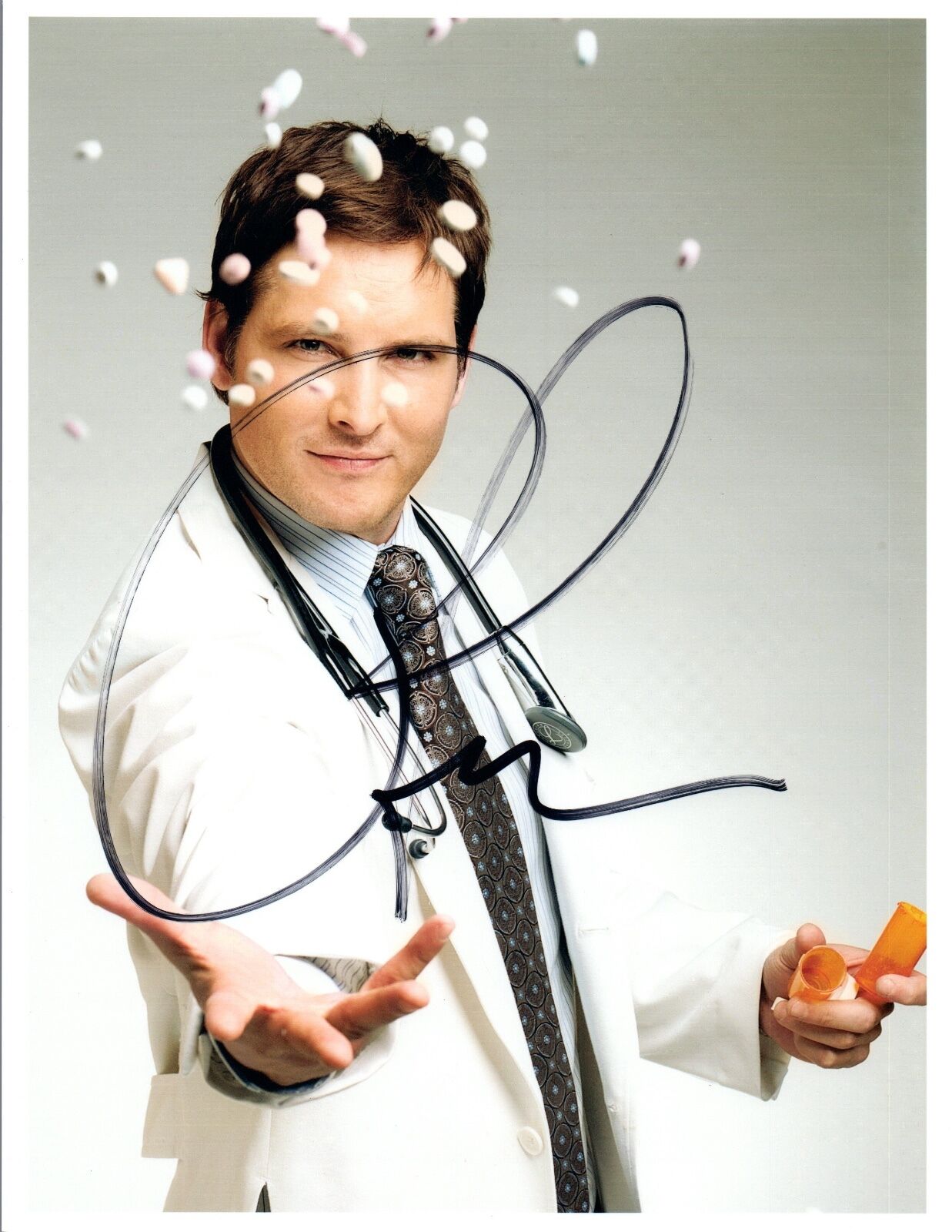 Peter Facinelli Signed Autographed 8x10 Photo Poster painting Supergirl Nurse Jackie COA VD