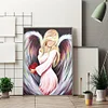 Diamond Painting-DIY Full Round Drill Heart Angel