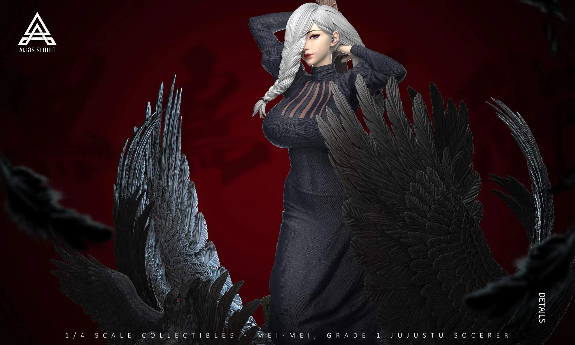Banpresto Figurine Mei Mei Jujutsu Kaisen – Statue 16 Cm – Sous Licence Officielle – Collecteur