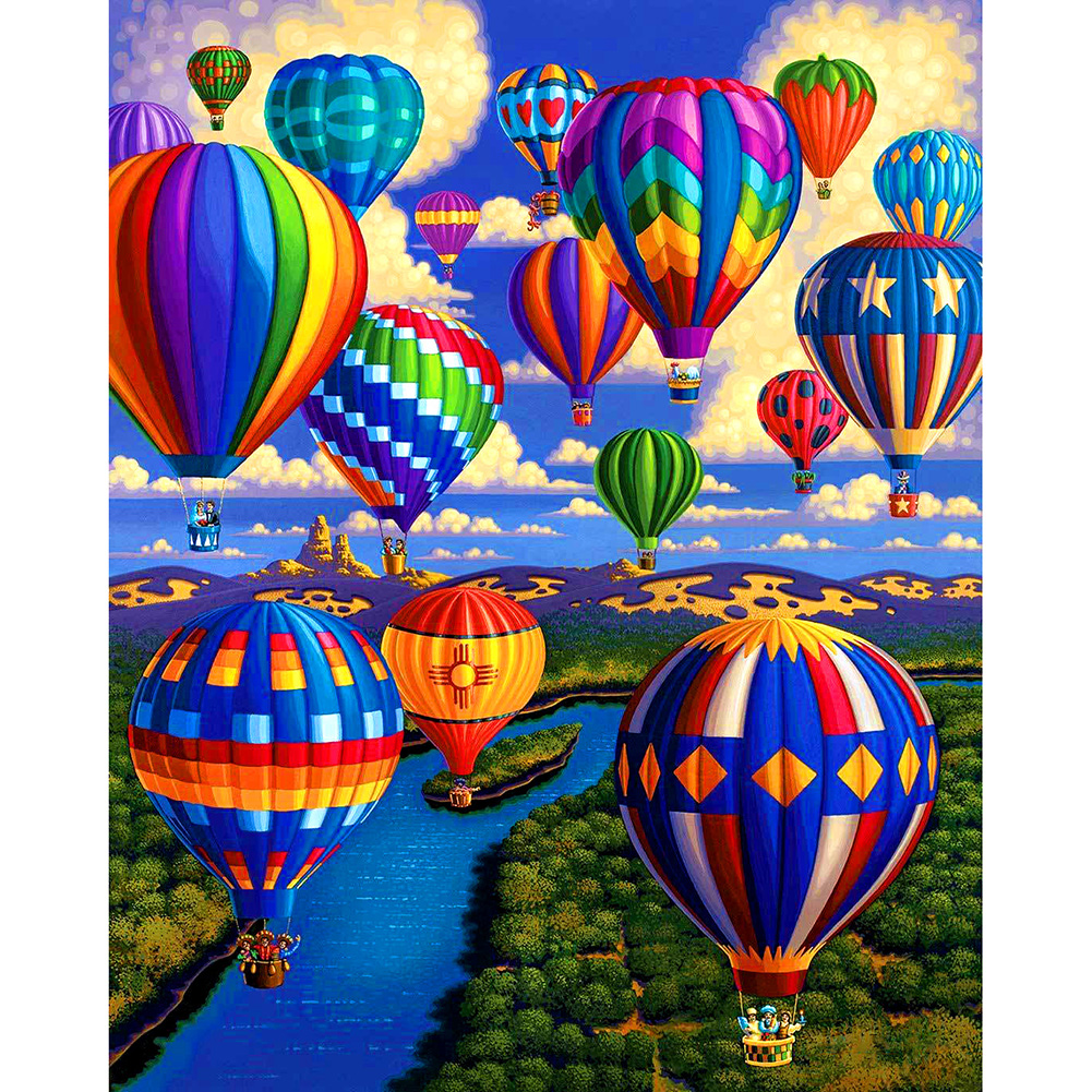 

Hot Air Balloon - 1000 Pieces Jigsaw Puzzle, 501 Original