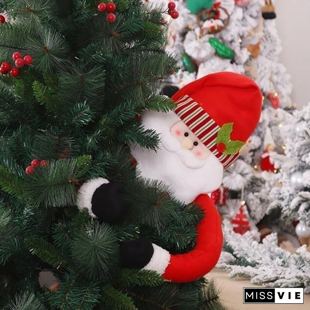 1Pcs Santa Claus Snowman Toy Merry Christmas Ornaments