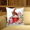 Christmas Gnome-11CT Stamped Cross Stitch Pillowcase 45*45cm/17.72*17.72in