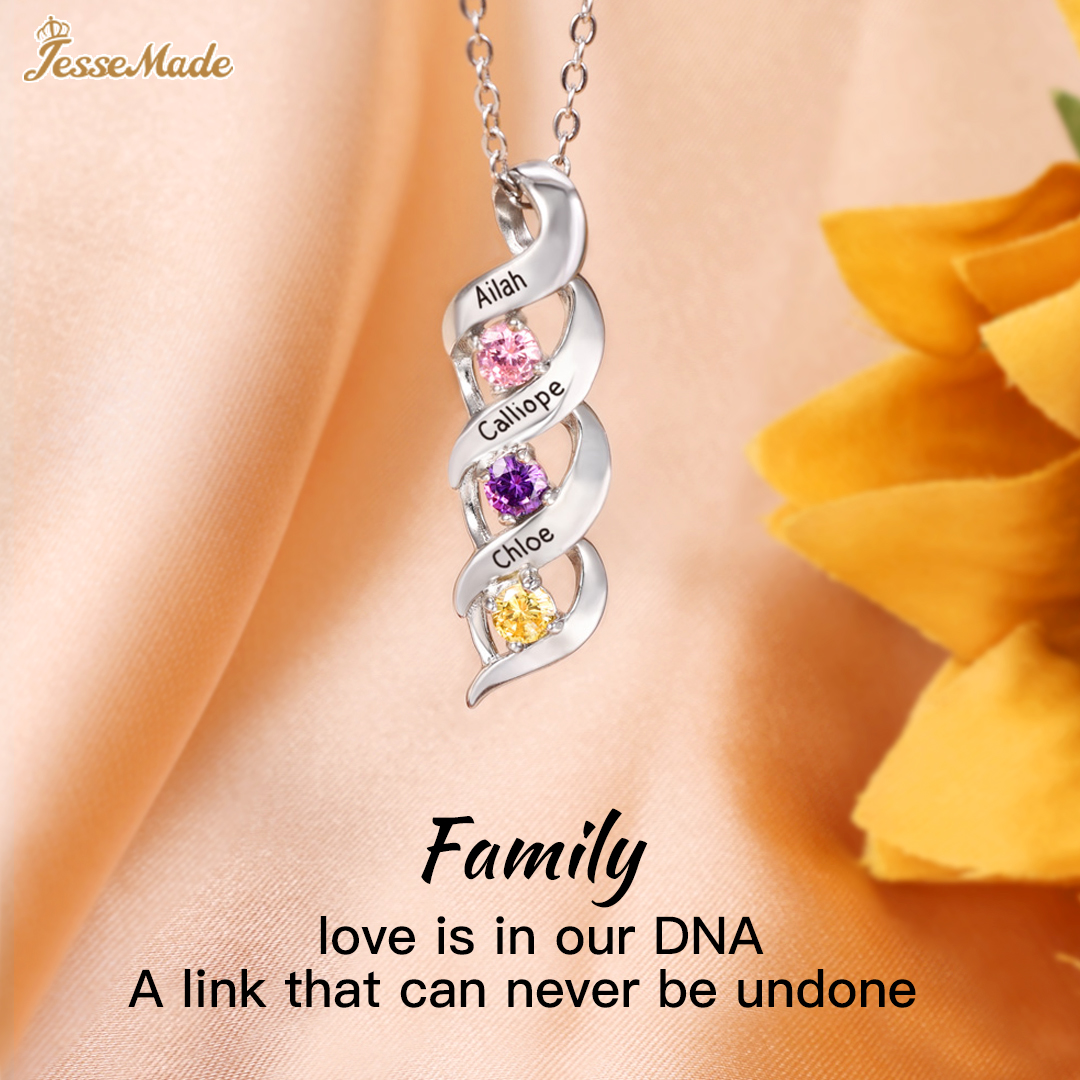 Mama Necklace Personalized Birthstone Necklaces For Mom
