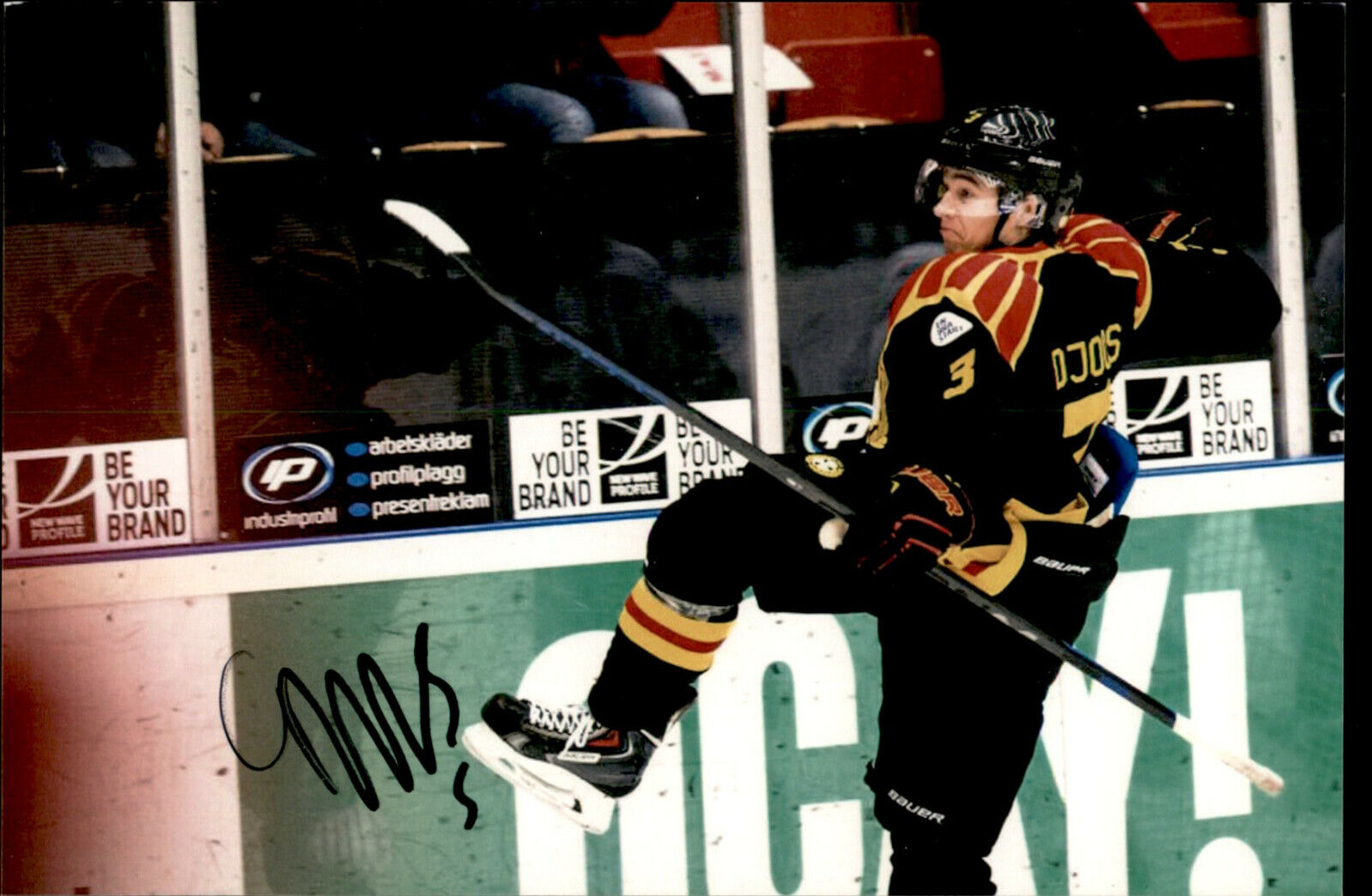 Christian Djoos SIGNED 4x6 Photo Poster painting ANAHEIM DUCKS / TEAM SWEDEN / BRYNAS IF