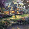 Riverside House - 11CT Stamped Cross Stitch - 50*50cm - Landscape