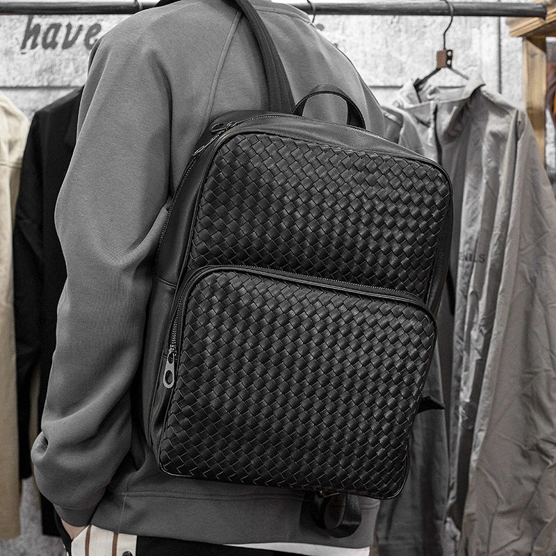 Solid Color Business School Daily School Backpack