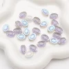 Flashing Crystal Oval Glass Beads DIY Jewelry Accessories