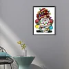 Diamond Painting-Round AB Drill Christmas Gnome(45*60CM)