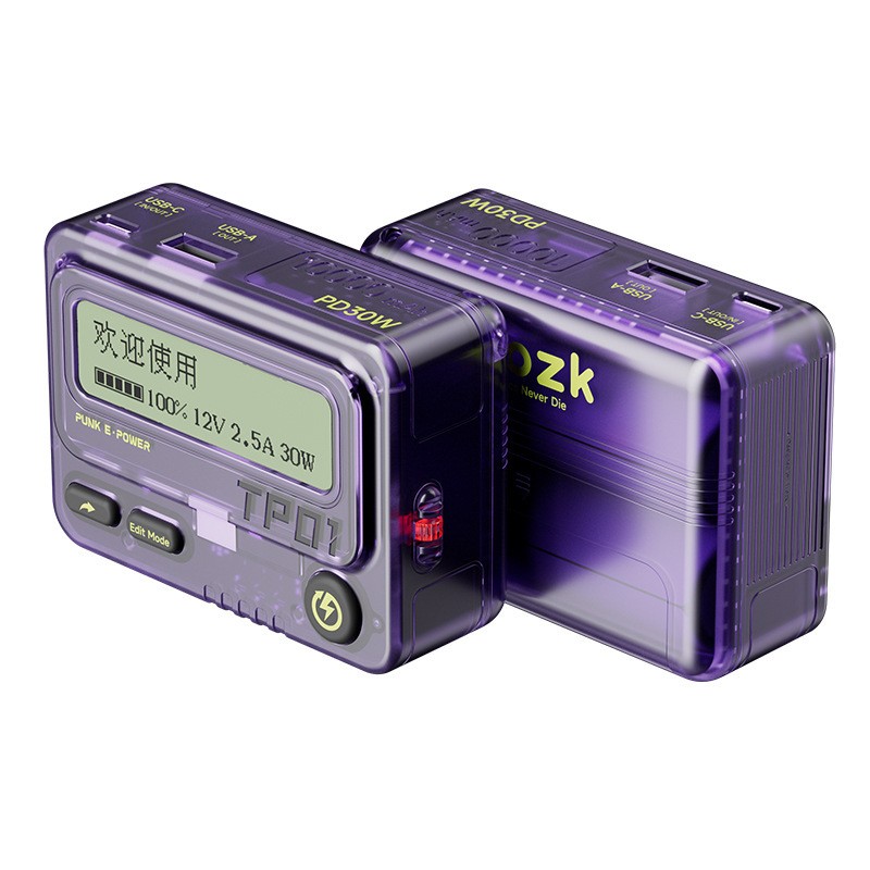 特洛克复古充电宝 新款闪充BB机双向快充大容量移动电源10000mAh-Digicat 猫电澳洲