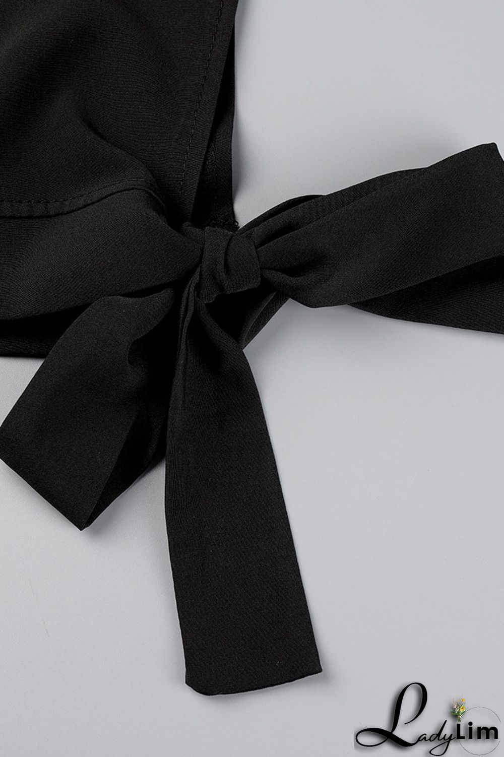 Light Blue Casual Simplicity Solid Patchwork Buckle Turndown Collar Long Sleeve Two Pieces