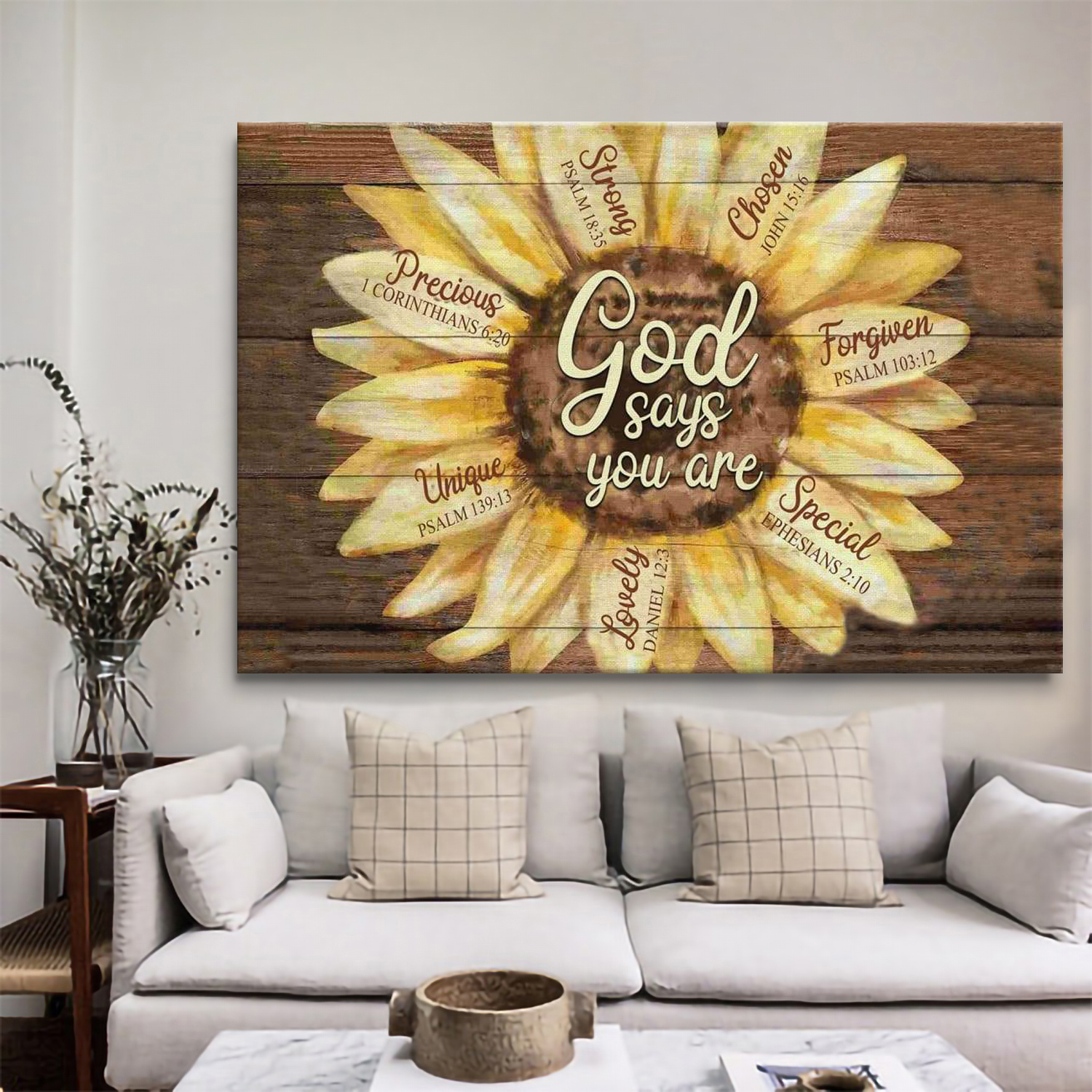 God says You are Canvas Wall Art
