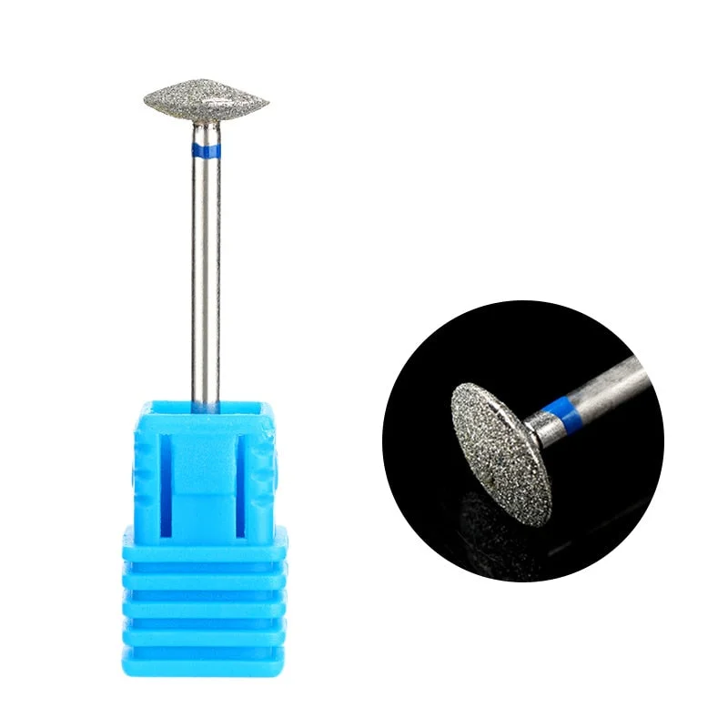 1 Pc Nail Drill Bit Multi-size Silver Manicure Nail Art Tool Electric Manicure Machine Device-Nail Inspo