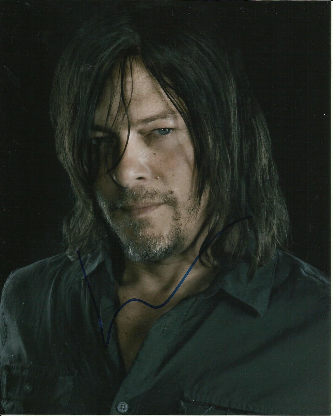 NORMAN REEDUS SIGNED THE WALKING DEAD Photo Poster painting UACC REG 242 (13)