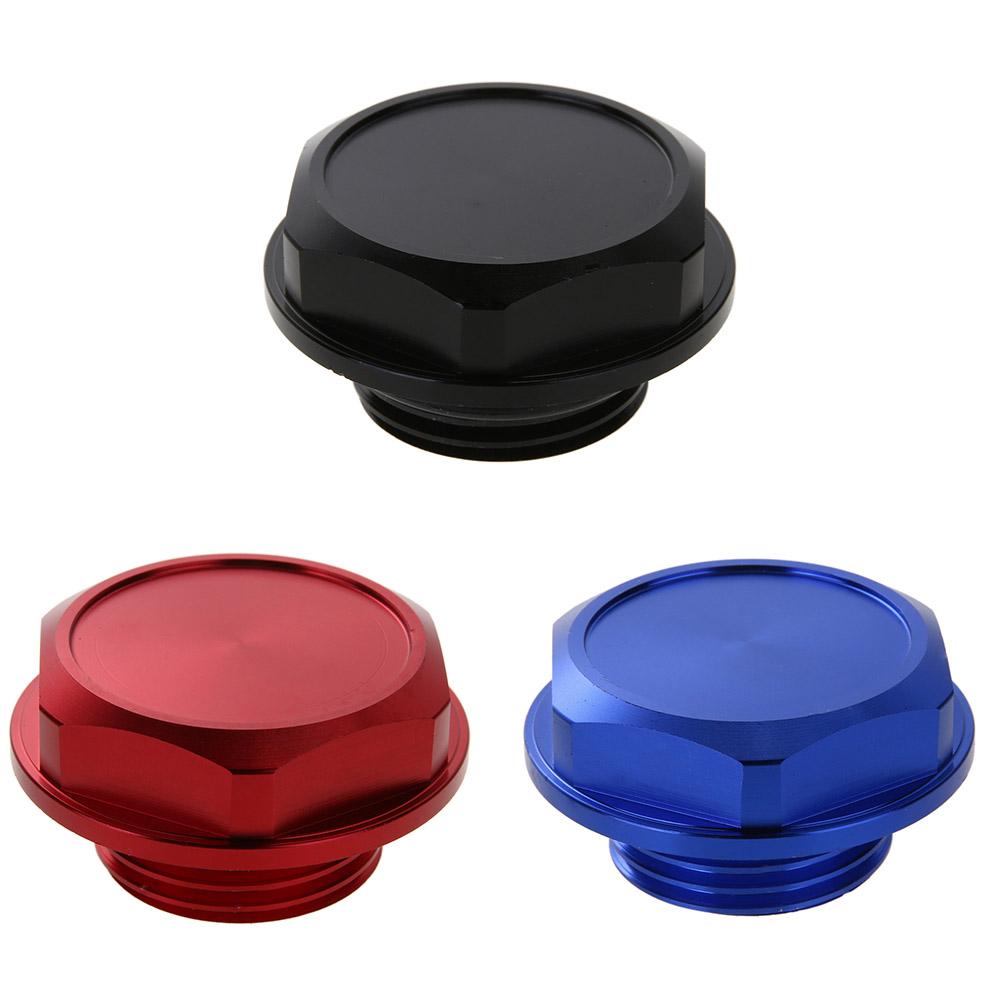 

Aluminum Alloy Engine Oil Fuel Filler Billet Cap Tank Cover for Toyota, Blue, 501 Original